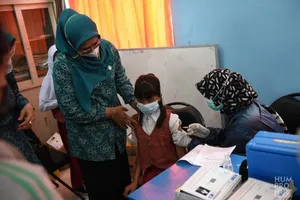 TP-PKK Kepri Turun Langsung Bantu Vaksinasi Anak