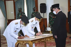 Pemprov Kepri Lantik Bupati Dan Wakil Bupati Natuna - Ansar Ingatkan Kedepankan Pembangunan Masyarakat