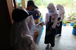 Tanjungpinang Uji Coba Tatap Muka di Sekolah