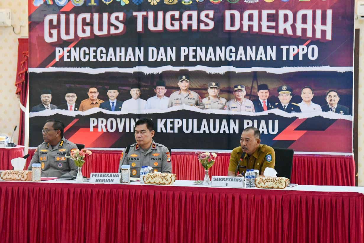 Sekdaprov Adi Ikuti Rakor Perdana Gugus Tugas TPPO Kepri