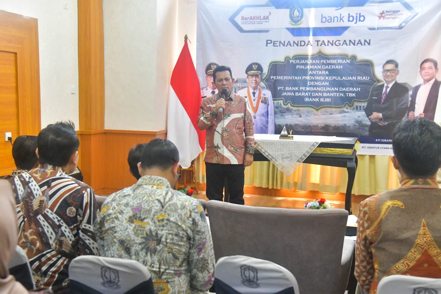 Pemprov Kepulauan Riau Teken Perjanjian Pinjaman Daerah dengan Bank BJB
