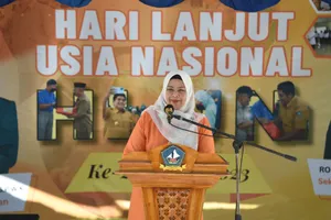 Dewi Ansar Hadiri Peringatan HLUN ke-27 Kabupaten Bintan Tahun 2023