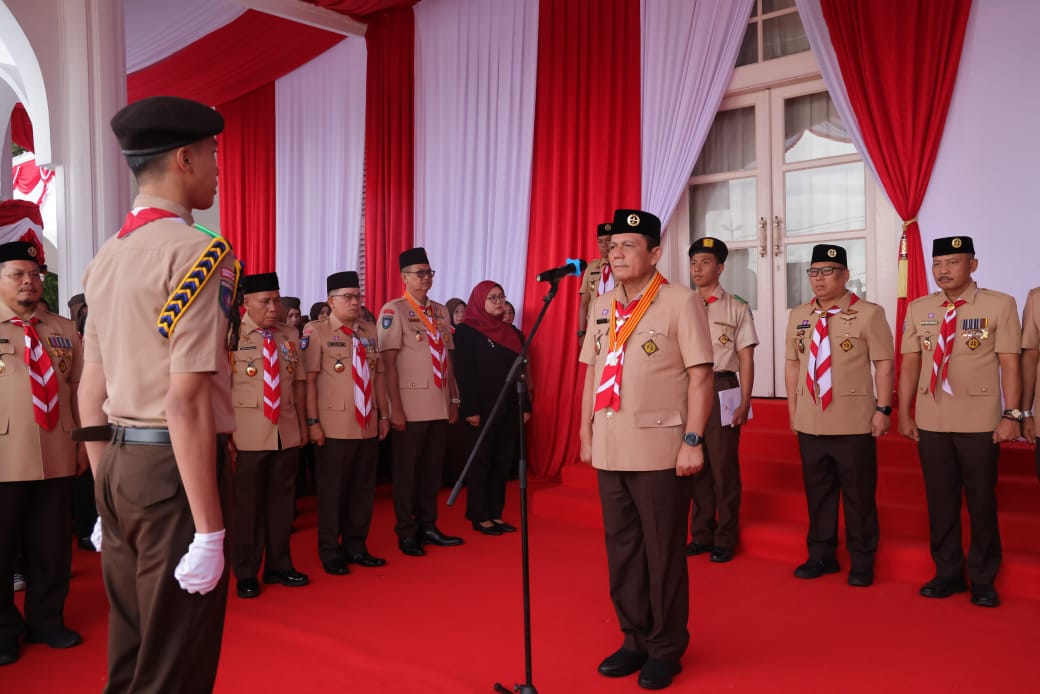 Pimpin Upacara Hari Pramuka ke-64, Gubernur Ansar Ajak Generasi Muda Jadi Insan Pancasila