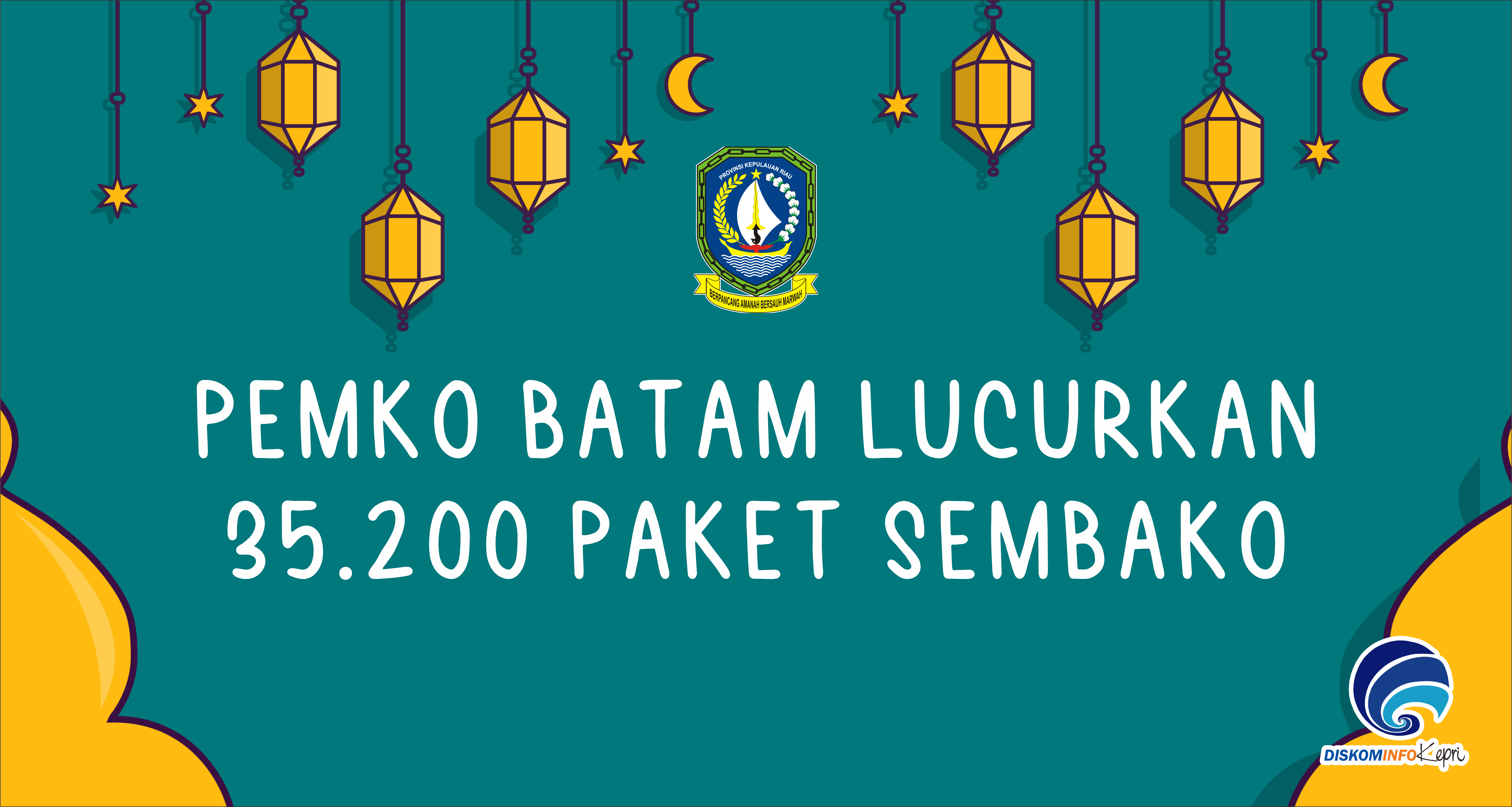 Pemko Batam Lucurkan 35.200 Paket Sembako