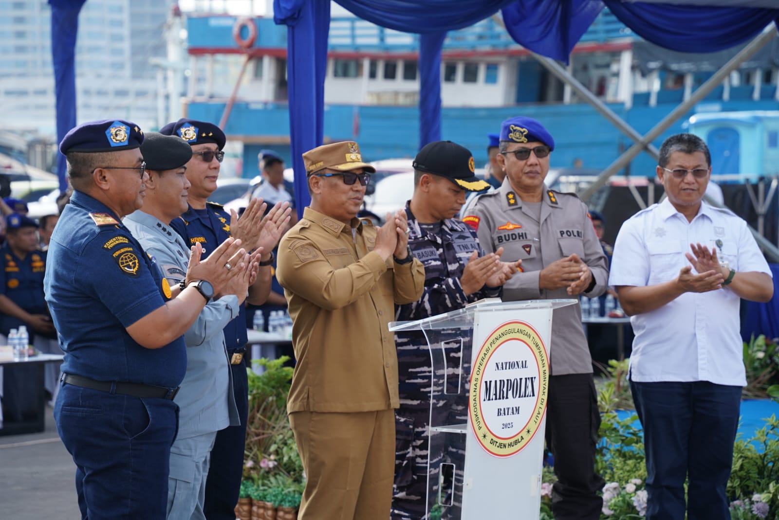 Wagub Nyanyang Pimpin Apel Gelar Pasukan National Marpolex 2025