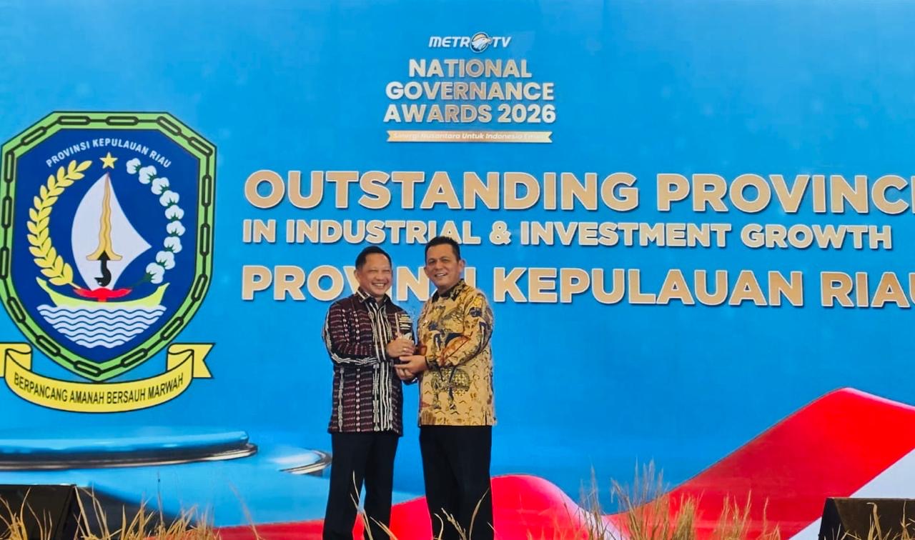 Gubernur Ansar Sabet Dua Penghargaan Nasional Bergengsi, Kepri Ukir Standar Baru Pembangunan Kepulauan