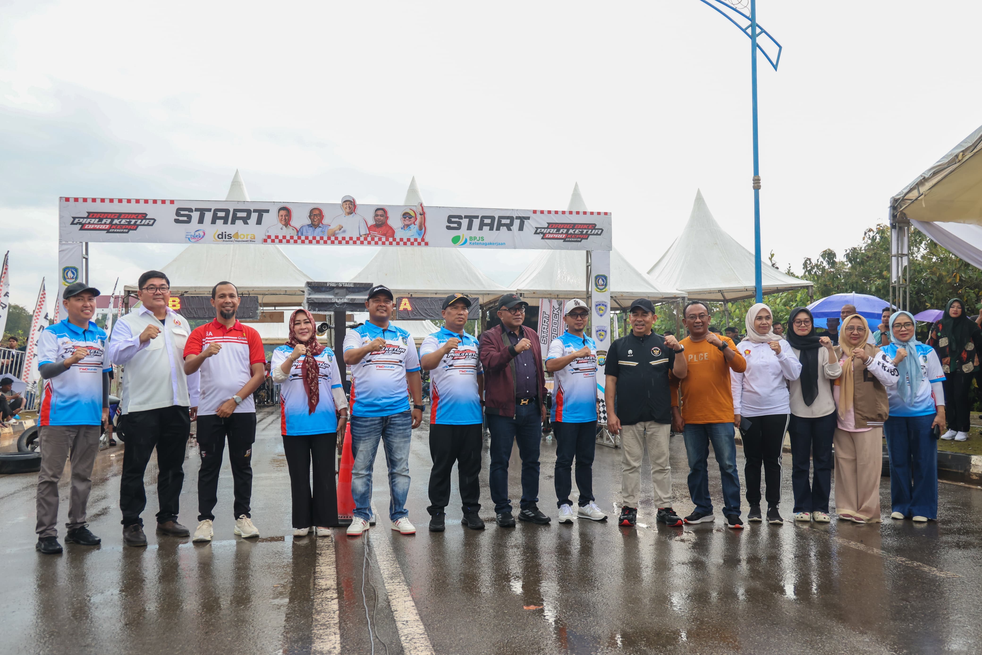 Wagub Nyanyang Hadiri Pembukaan Drag Bike Piala Ketua DPRD Kepri 2025