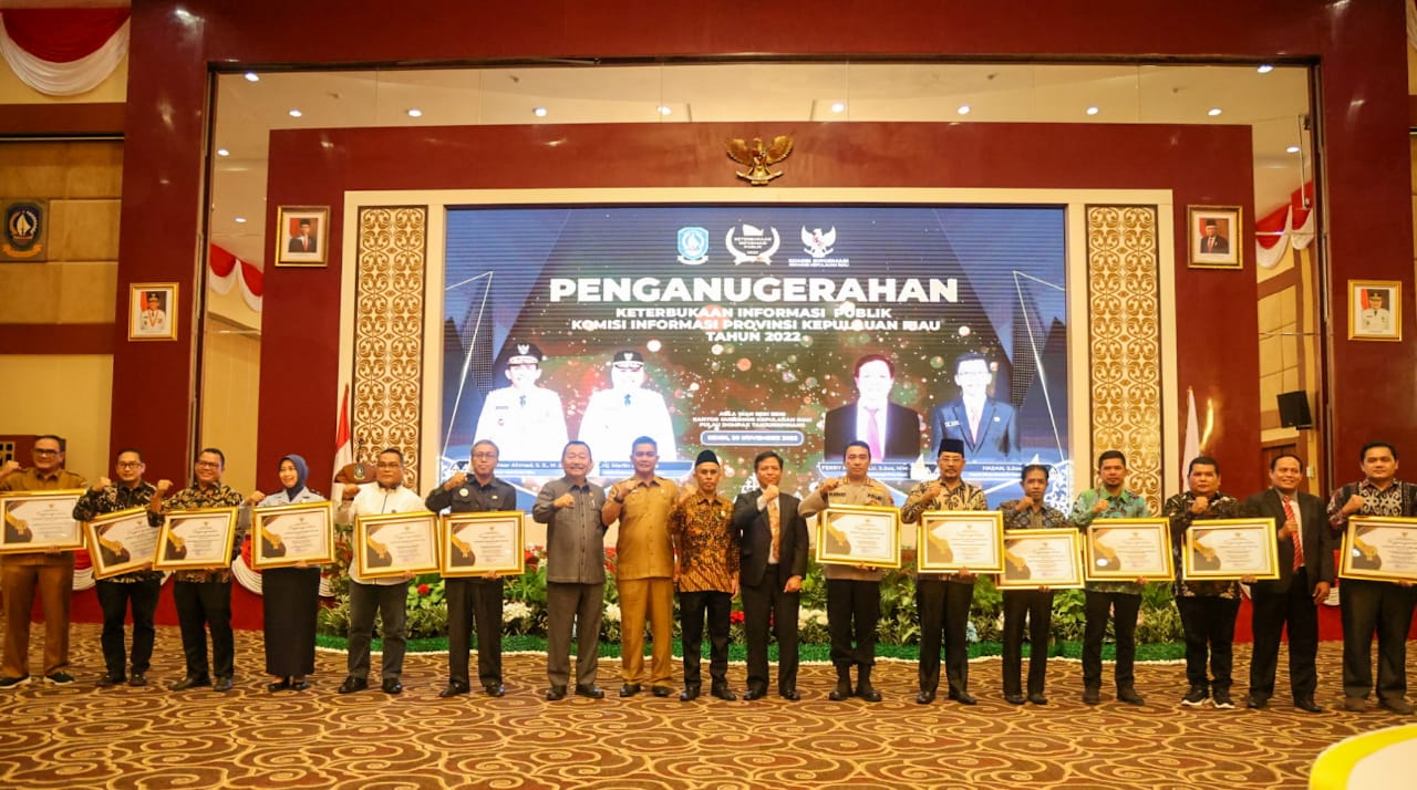 Anugerah KIP Kepri 2022, Bentuk Komitmen Pemprov Kepri Implementasikan UU No. 14 Tahun 2008