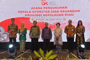 Hadiri Pengukuhan Kepala OJK Kepri, Ansar Harapkan Kolaborasi Baik Antara OJK, Pemda, dan Swasta