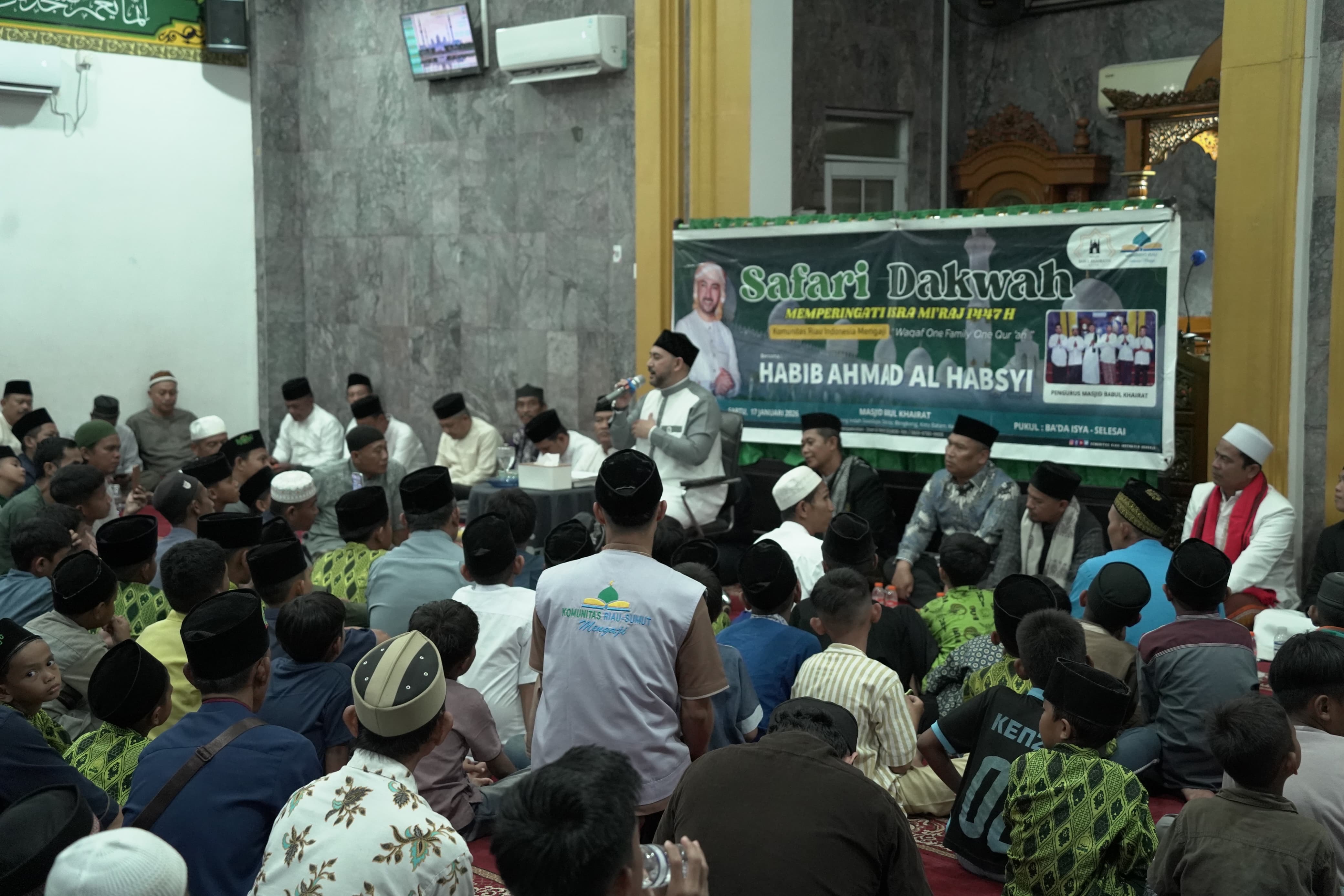 Wagub Nyanyang Peringati Isra Mi'raj di Masjid Babul Khairat Bengkong Indah Batam