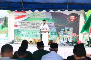 Gubernur Ansar  Memulai Pembangunan Ponpes Hasyim Asy'ari Batam