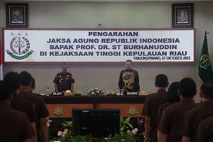Kunker ke Kantor Kejati Kepri, Jaksa Agung RI Beri Arahan Kepada Pejabat Kejaksaan