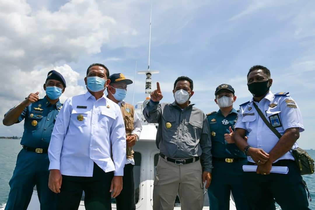 Tinjau Titik-Titik Lokasi Pembangunan Jembatan Batam Bintan - Bahtiar Pastikan Semua Kebutuhan Dan Persiapan Pembangunan