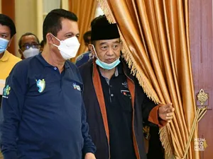 Gubernur Ansar Terima Kunjungan Anggota V BPK RI di Gedung Daerah