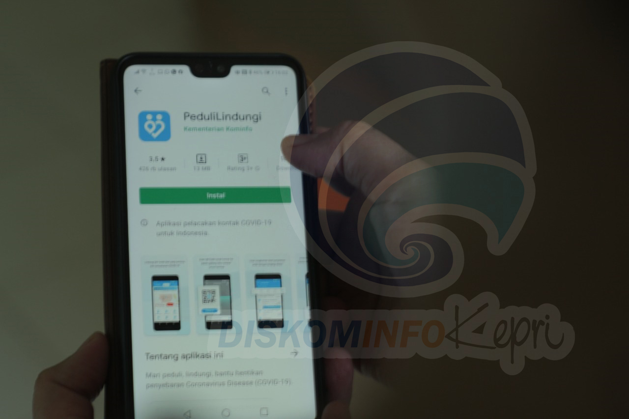 Pemprov Kepri Bakal Segera Keluarkan SE Penerapan Penggunaan Aplikasi Peduli Lindungi - Di Setiap Fasilitas Umum Di Provinsi Kepri