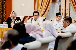 Gubernur Ansar Ahmad Pimpin Rapat Pelaksanaan Program Makanan Bergizi Gratis (MBG)