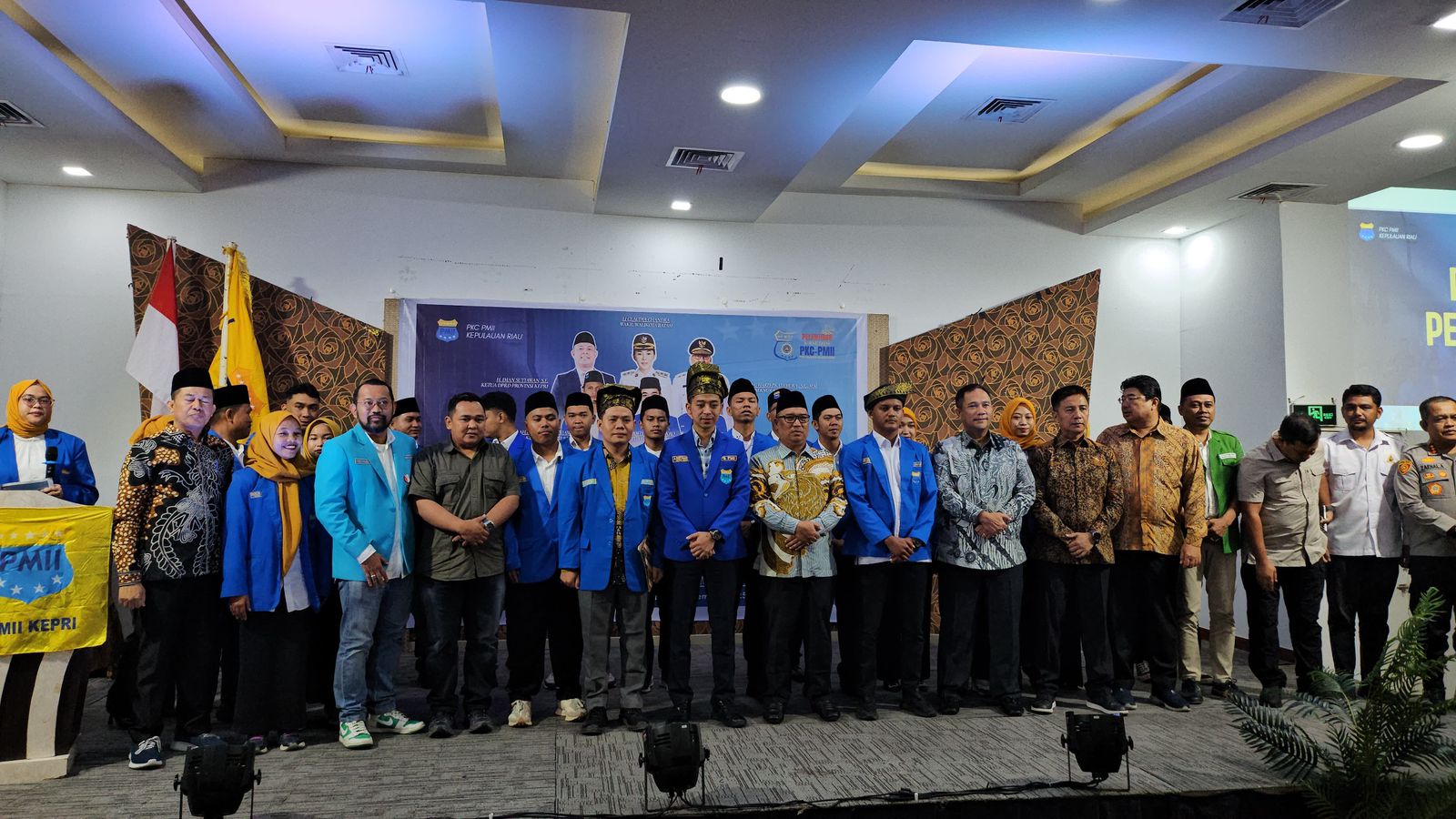 Hadiri Pelantikan PMII Kepri, Nyanyang Dukung Pembangunan SDM Mahasiswa Islam yang Unggul