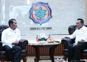 Gubernur Kepri Bahas Ketahanan Pangan dan Potensi Industri Pertanian Bersama Menteri Pertanian RI