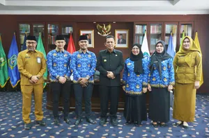 Gubernur Ansar Lantik Empat Pejabat Fungsional di Lingkungan Pemprov Kepri