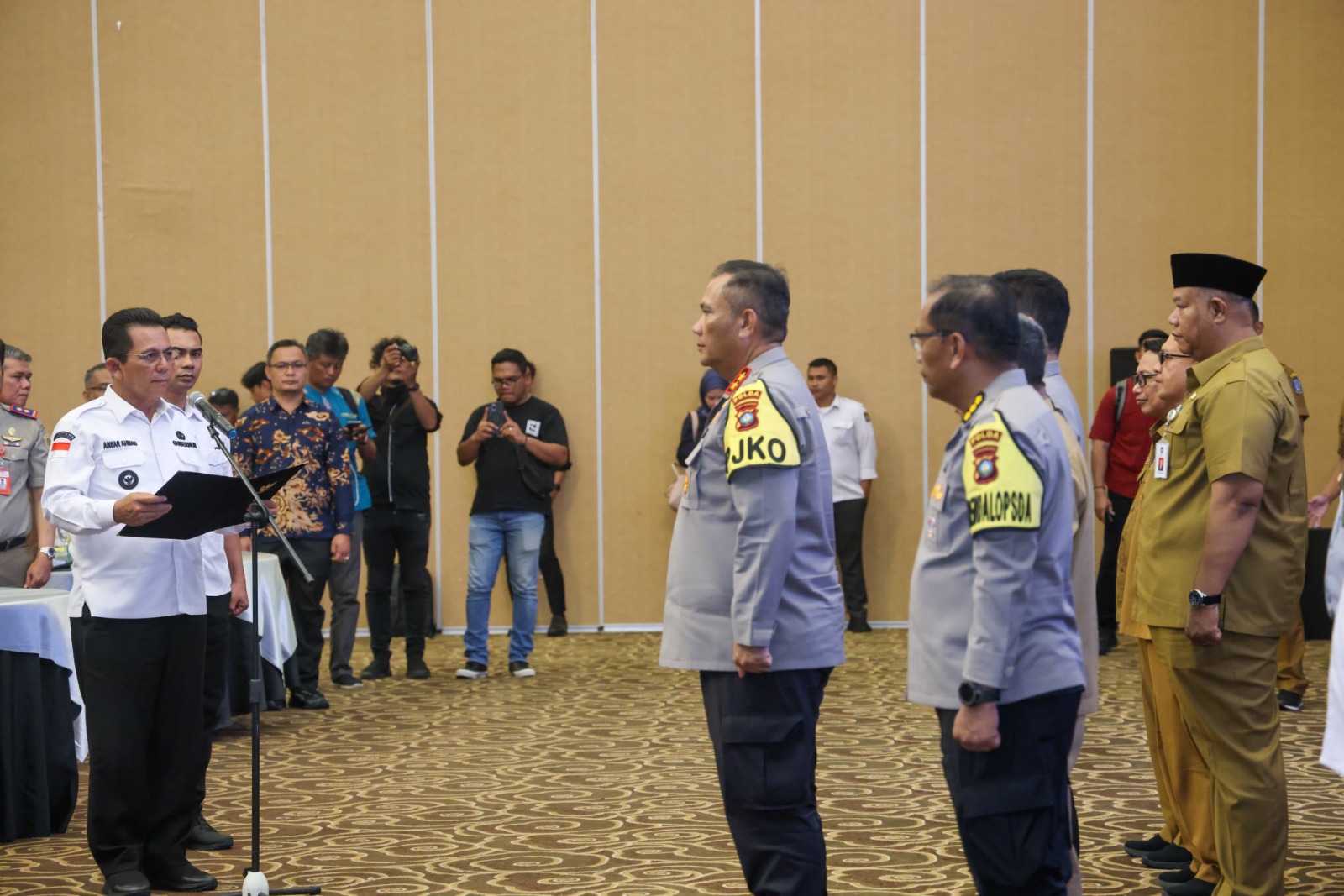 Kukuhkan Gugus Tugas TPPO Kepri, Gubernur Ansar: "Langkah Konkret Lintas Sektor Perangi Perdagangan Orang di Kepulauan Riau"