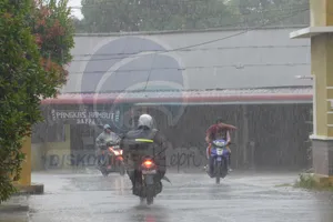 Sejumlah Perumahan dan Jalan di Tanjungpinang Tergenang Air Hujan