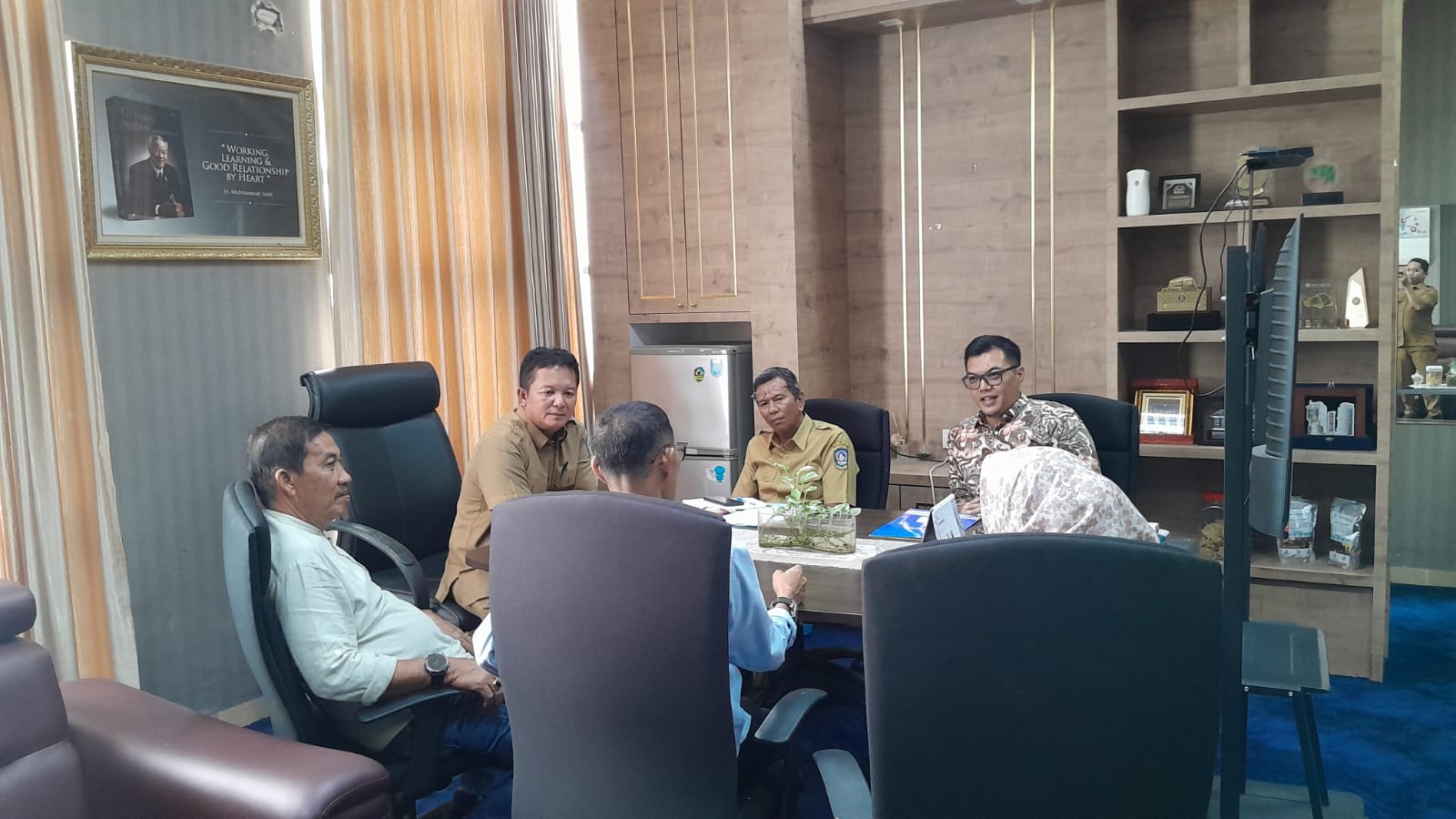 DKP2KH PROVINSI KEPRI MEYAMBUT BAIK KEDATANGAN DPRD KAB. LINGGA