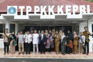 Dewi Ansar Terima Audiensi Jajaran Kantor Bahasa Kepri Bahas Tentang Literasi