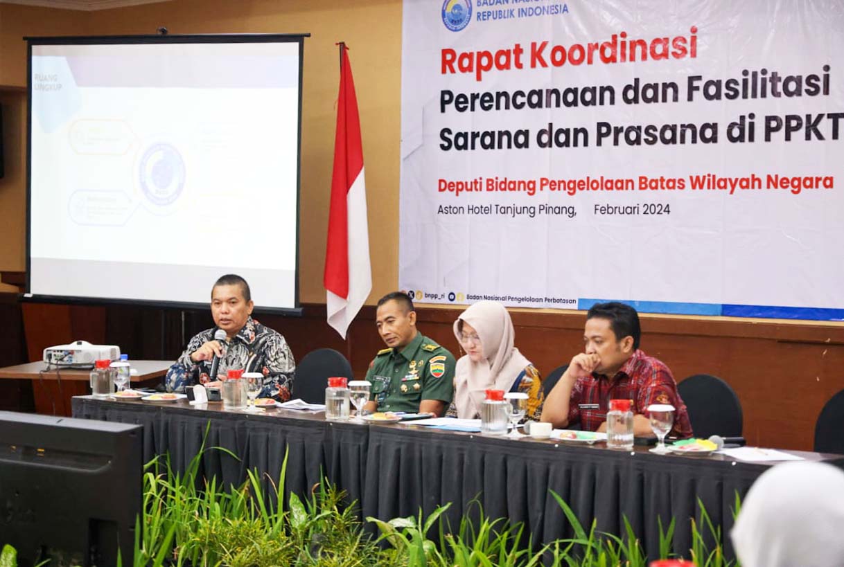BNPP RI Gelar Rakor Fasilitasi Sarpras PPKT Kepri, Perhatian Terhadap Wilayah Perbatasan Kompleks