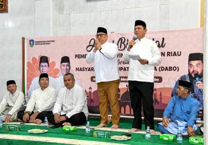 Masyarakat Dabo Singkep Antusias Hadiri Halal Bihalal Bersama Gubernur dan Wakil Gubernur Kepri
