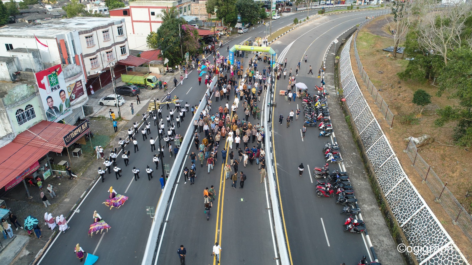 Flyover Pertama  Sepanjang 450 Meter di Tanjungpinang Diresmikan  Gubernur Ansar