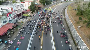 Flyover Pertama  Sepanjang 450 Meter di Tanjungpinang Diresmikan  Gubernur Ansar