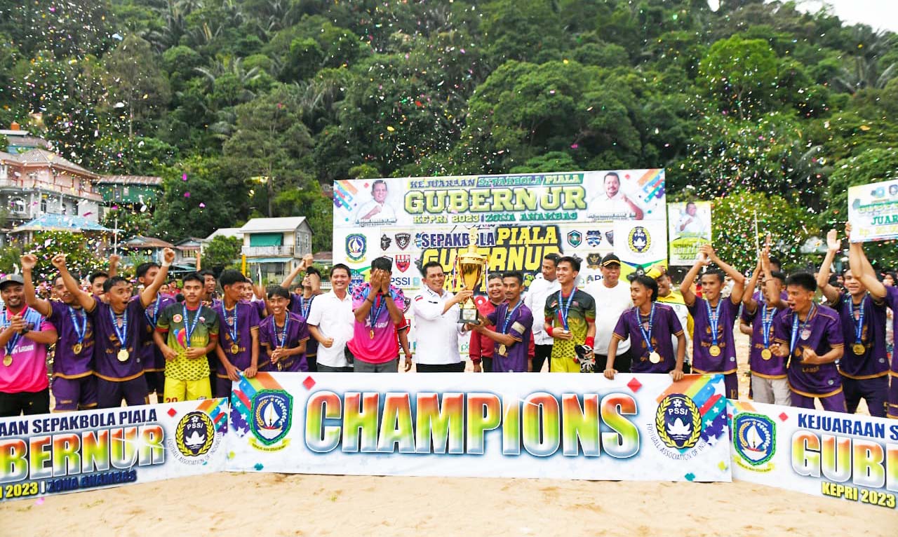 Ansar Tutup Turnamen Olahraga Piala Gubernur Kepri 2023 Zona Anambas Cabang Voli, Futsal & Sepakbola