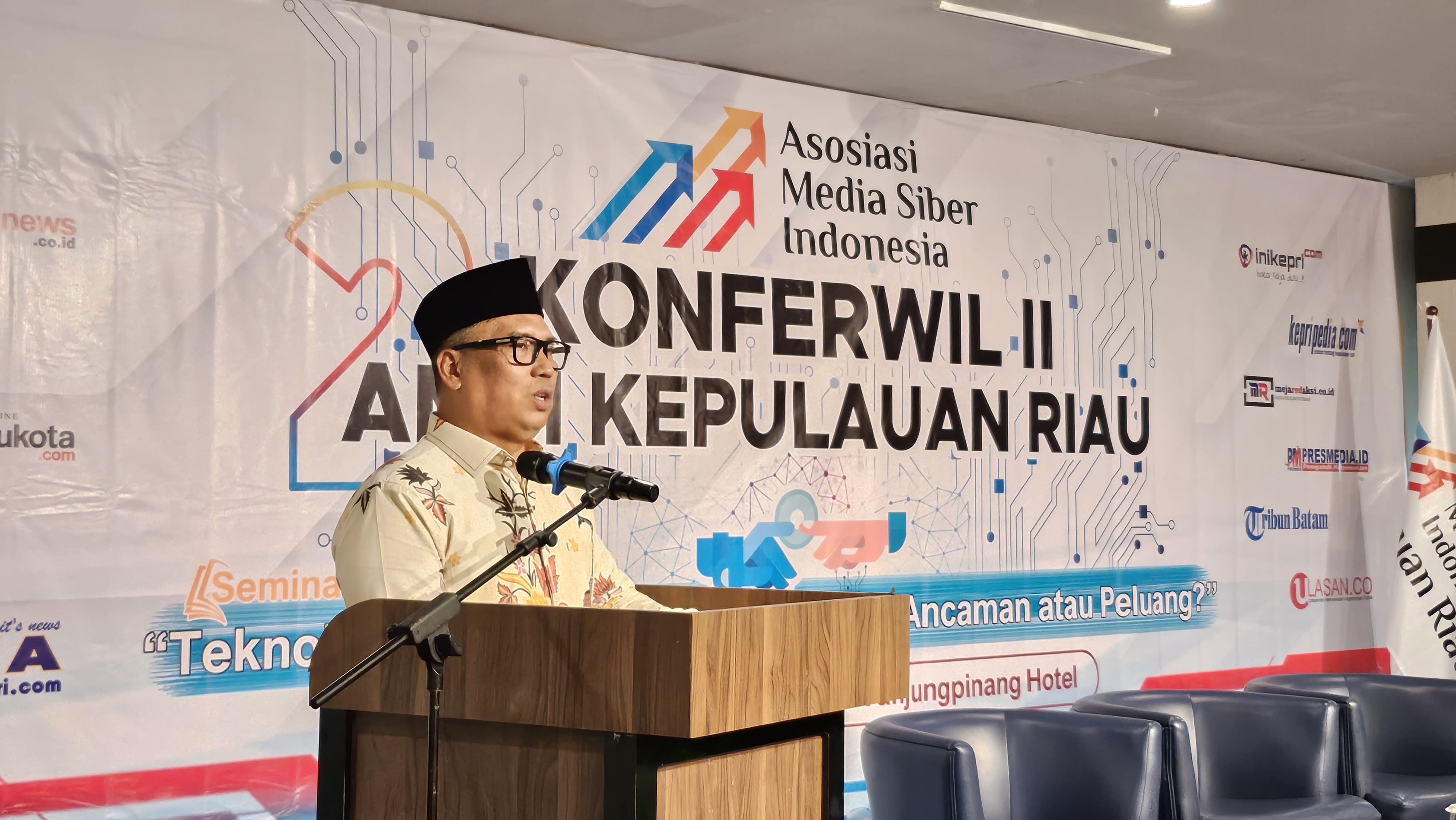 Konferwil II AMSI Kepri Bahas Masa Depan Media Siber di Tengah Perkembangan Al