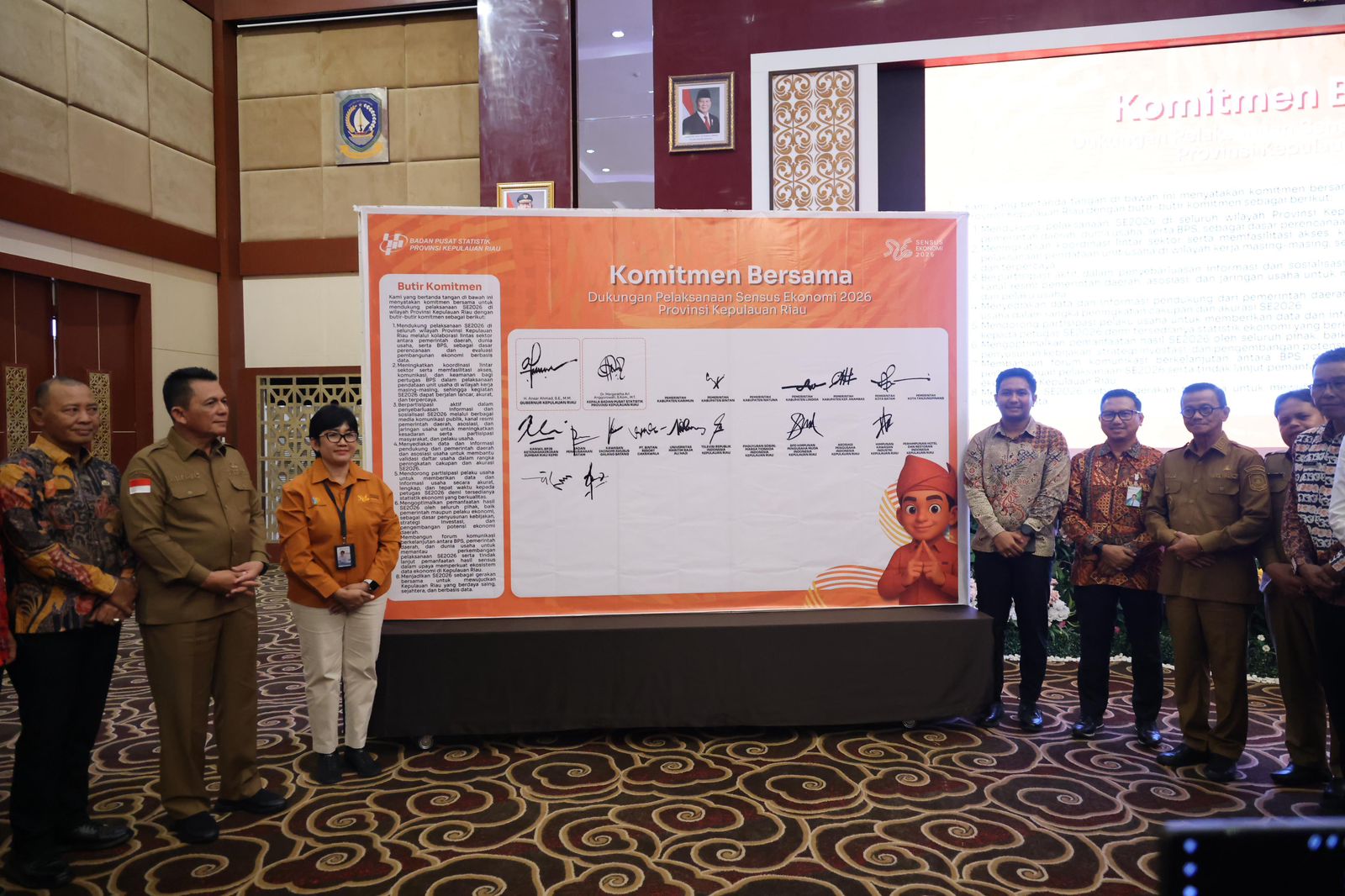 Pemprov Kepri dan BPS Tanda Tangani Komitmen Bersama Sukseskan Sensus Ekonomi 2026, Data Akurat Fondasi Kebijakan Publik yang Tepat