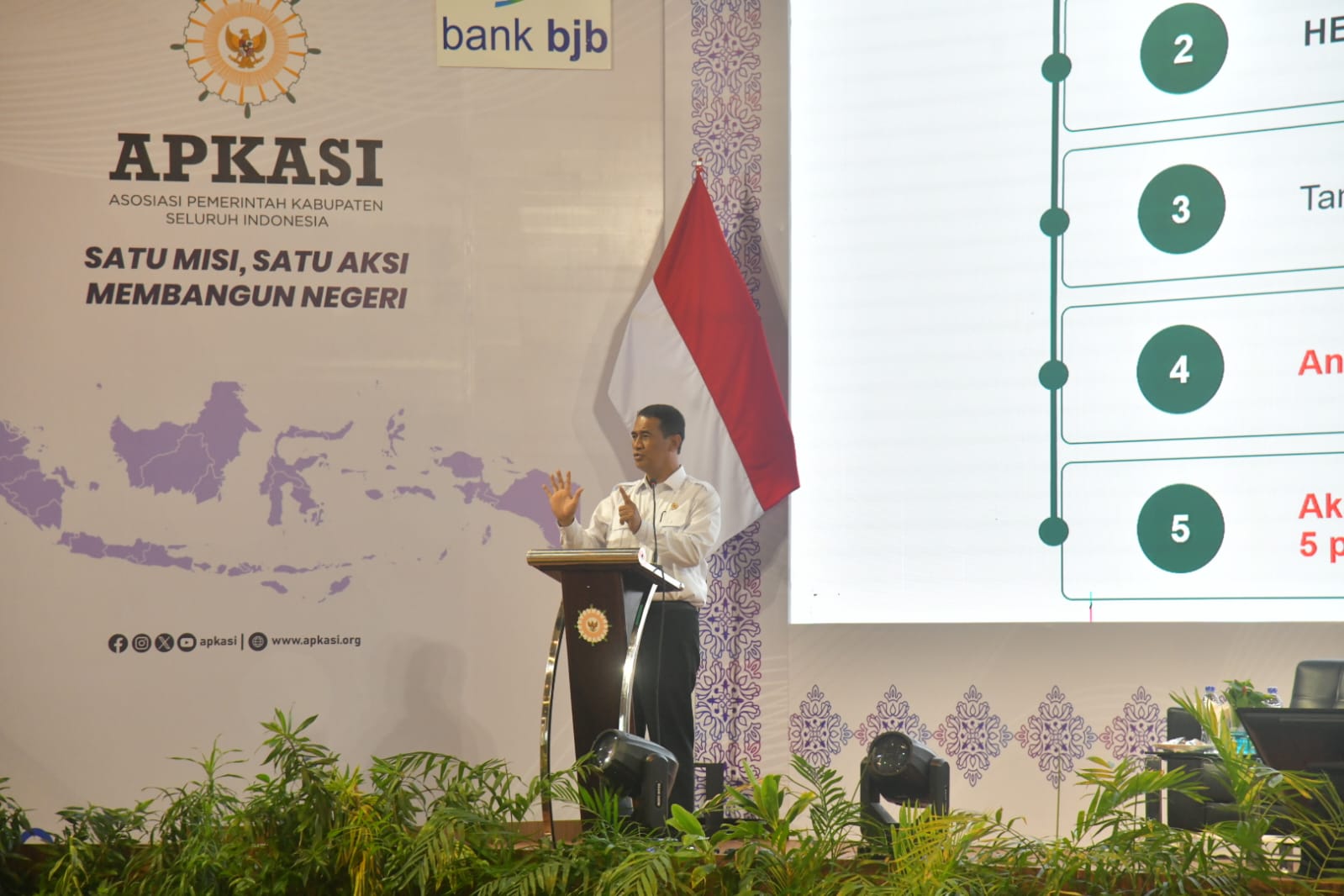 Mentan RI Jadi Pembicara Rakornas Apkasi XVII di Batam