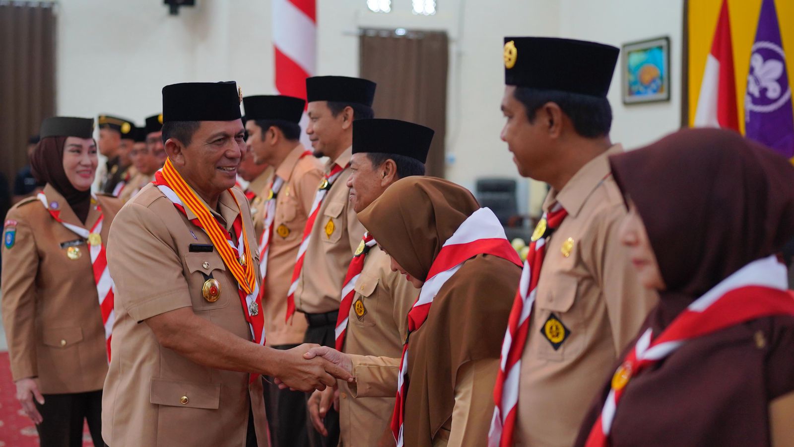Pramuka Natuna Siap Berinovasi, Gubernur Ansar Lantik Pengurus Masa Bakti 2025–2030