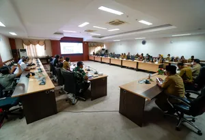 Sekdaprov Adi Pimpin Rakor Pelaksanaan Vaksin Booster, Tindak lanjut dari Arahan Menkes RI