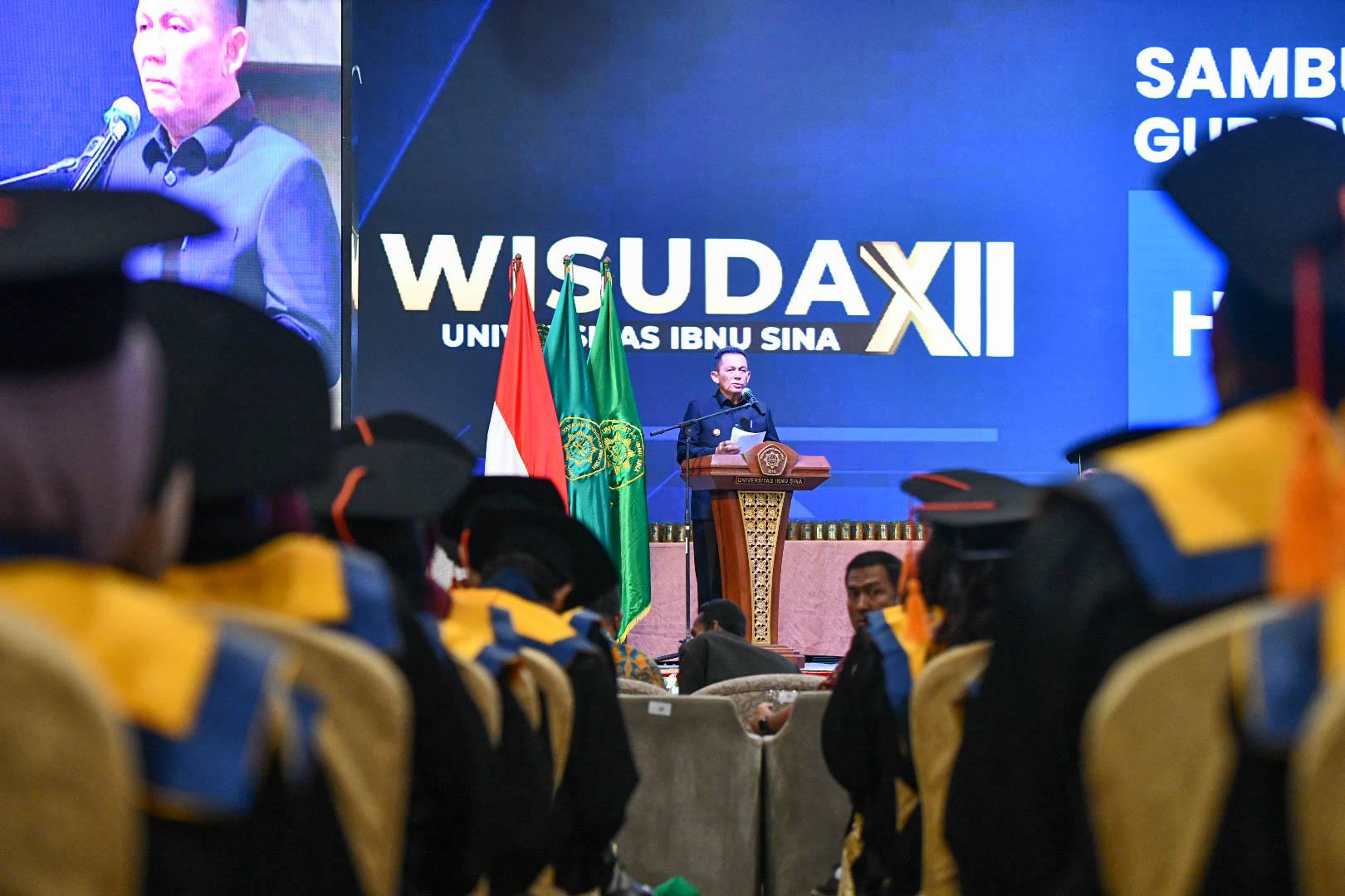 Gubernur Ansar Ajak Wisudawan UIS Terus Tingkatkan Kemampuan Diri
