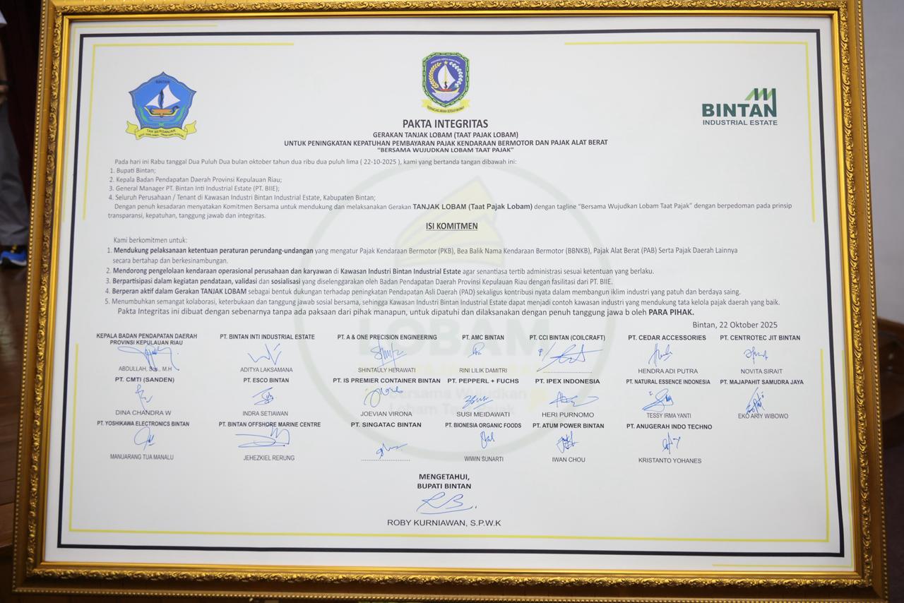 Gubernur Ansar Apresiasi Gerakan “Tanjak Lobam” sebagai Inovasi Bapenda Kepri Dorong Kemandirian Fiskal Daerah