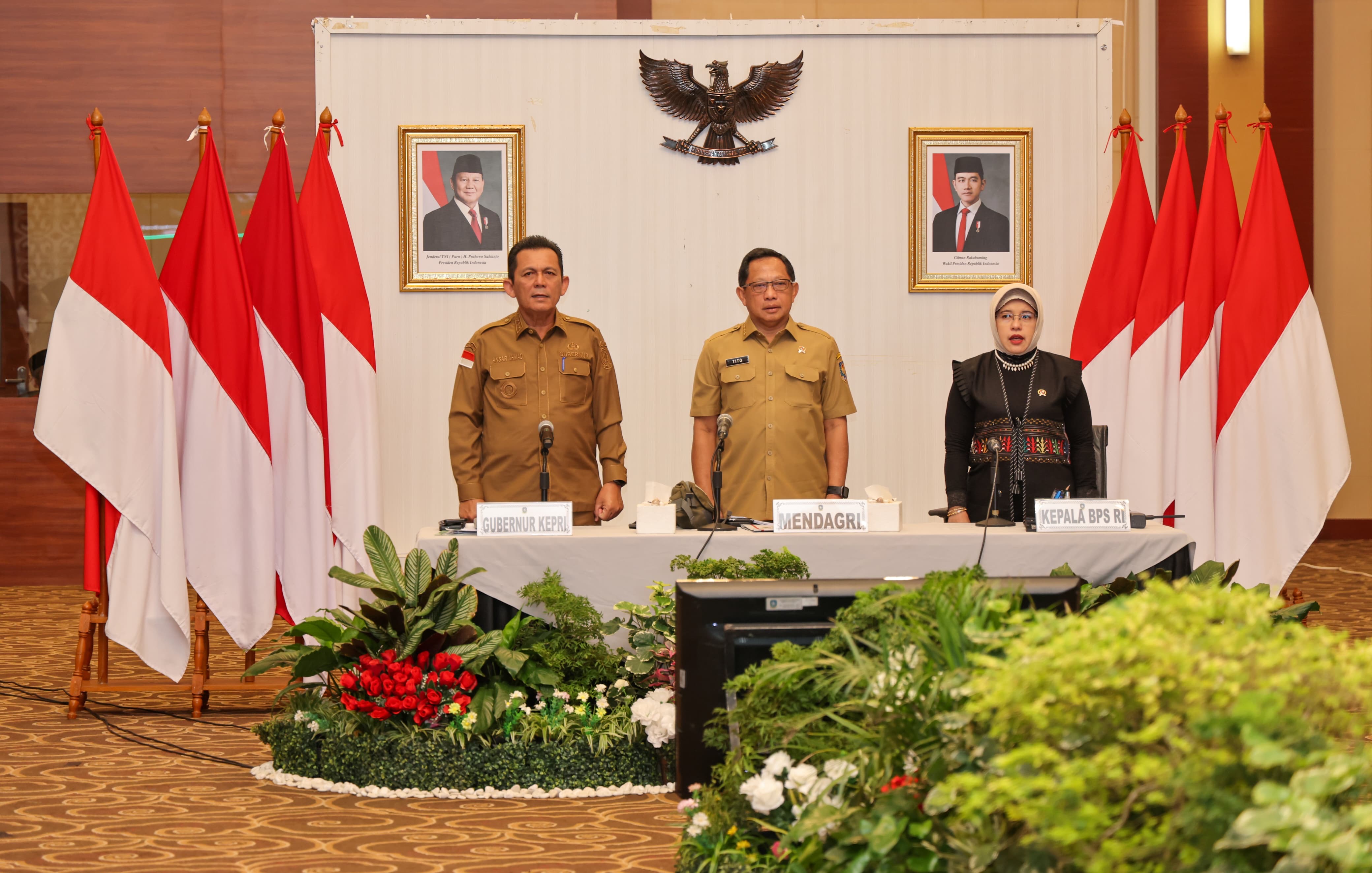 Rakor Inflasi Dipimpin Mendagri dari Dompak, Inflasi Kepri Terkendali dan Pertumbuhan Ekonomi Tembus 7,89 Persen