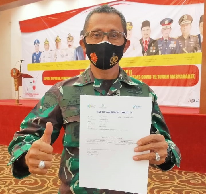 WADANLANTAMAL IV Terima Vaksin SINOVAC Tahap II TERMIN 1 di Kepri