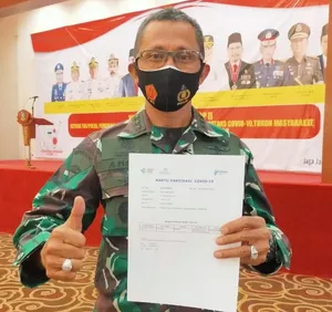 WADANLANTAMAL IV Terima Vaksin SINOVAC Tahap II TERMIN 1 di Kepri