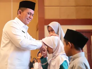 Gubernur Ansar Bersilaturahmi Bersama Pegawai dan Petugas Kebersihan dan Taman Biro Umum Kepri