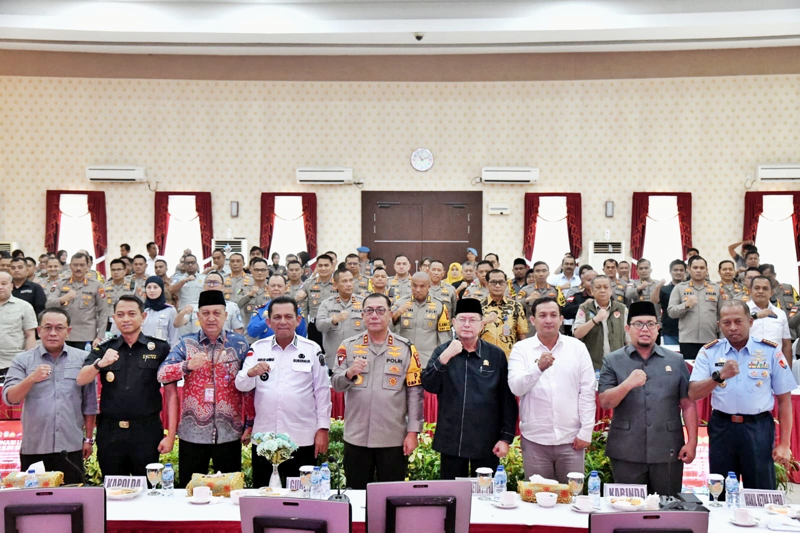 Bersama Kapolda Kepri, Gubernur Ansar Gelar Rakor Lintas Sektoral Operasi Lilin Seligi 2024