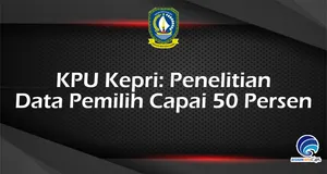 KPU Kepri: Penelitian  Data Pemilih Capai 50 Persen