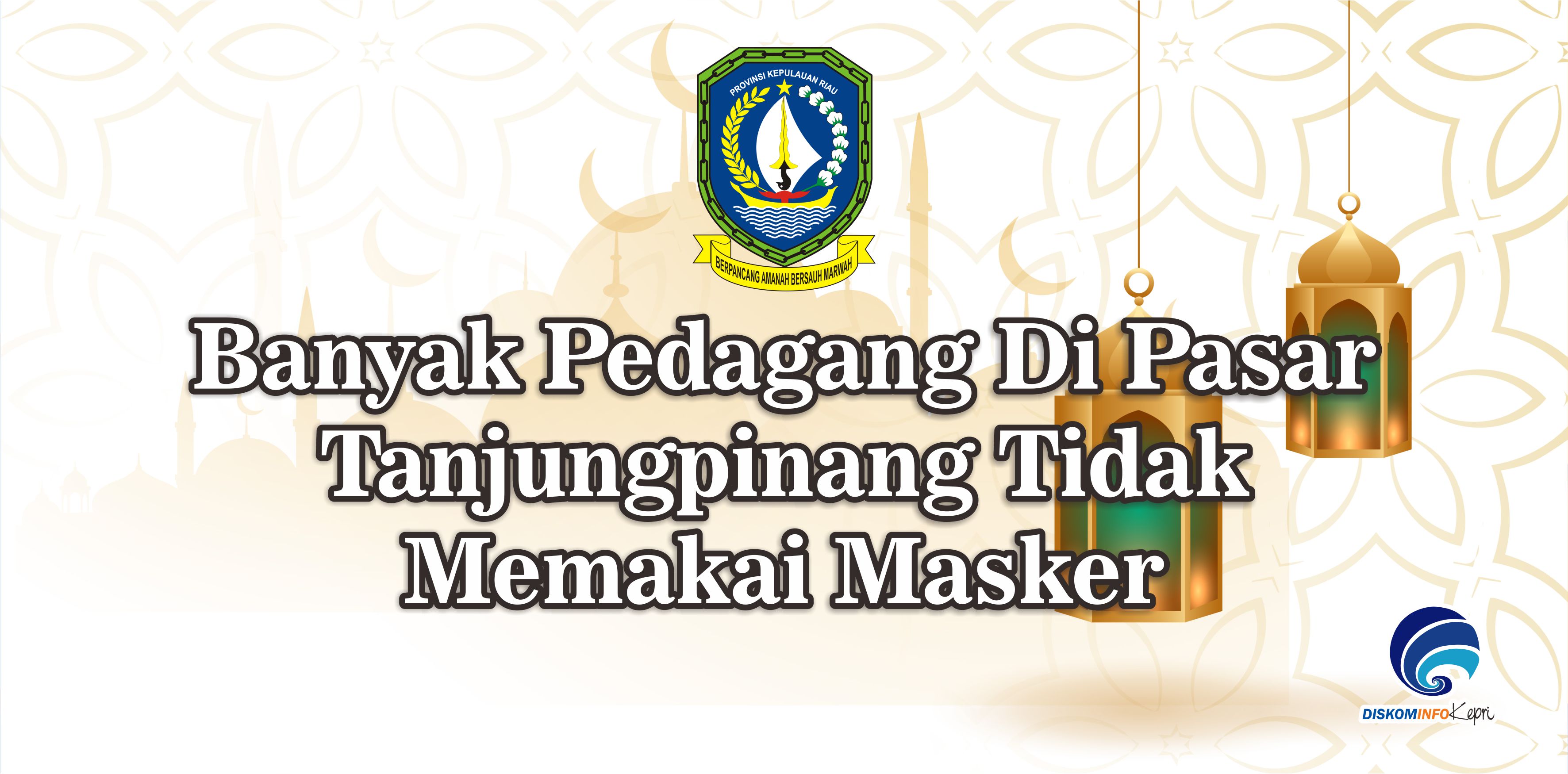 Banyak Pedagang Di Pasar Tanjungpinang Tidak Memakai Masker