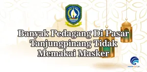 Banyak Pedagang Di Pasar Tanjungpinang Tidak Memakai Masker