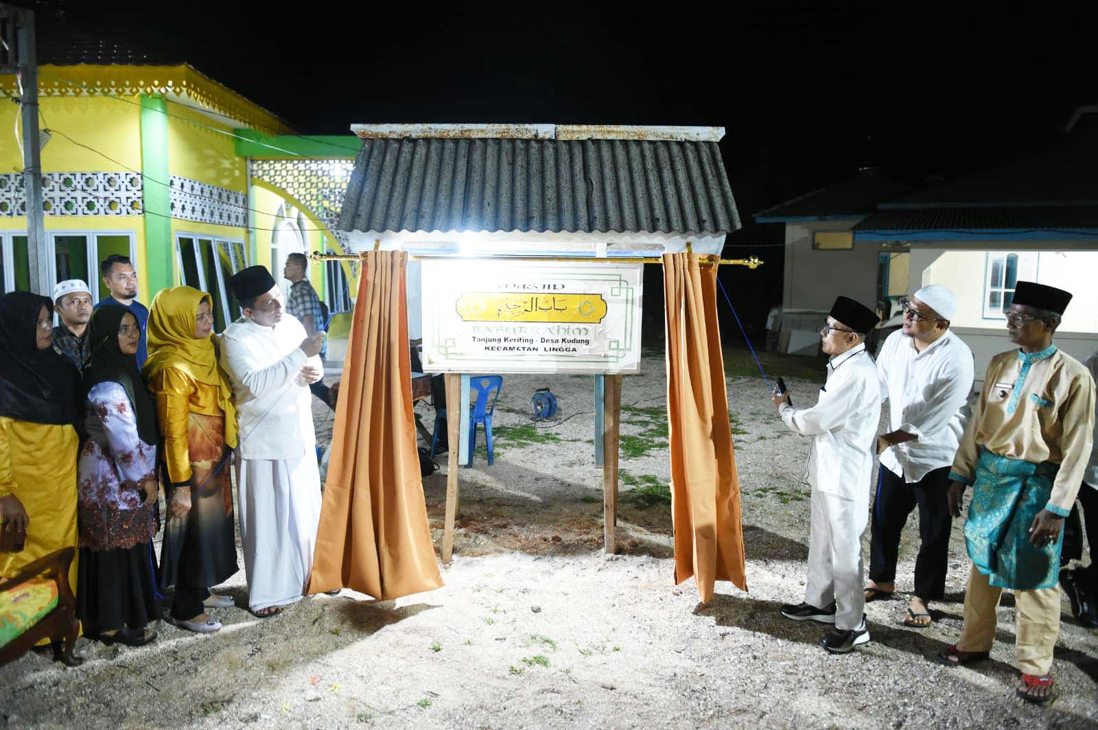 Wujudkan Aspirasi Masyarakat Desa Tanjung Keriting, Pemprov Kepri Bangun Masjid Baburrahim