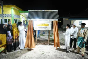 Wujudkan Aspirasi Masyarakat Desa Tanjung Keriting, Pemprov Kepri Bangun Masjid Baburrahim