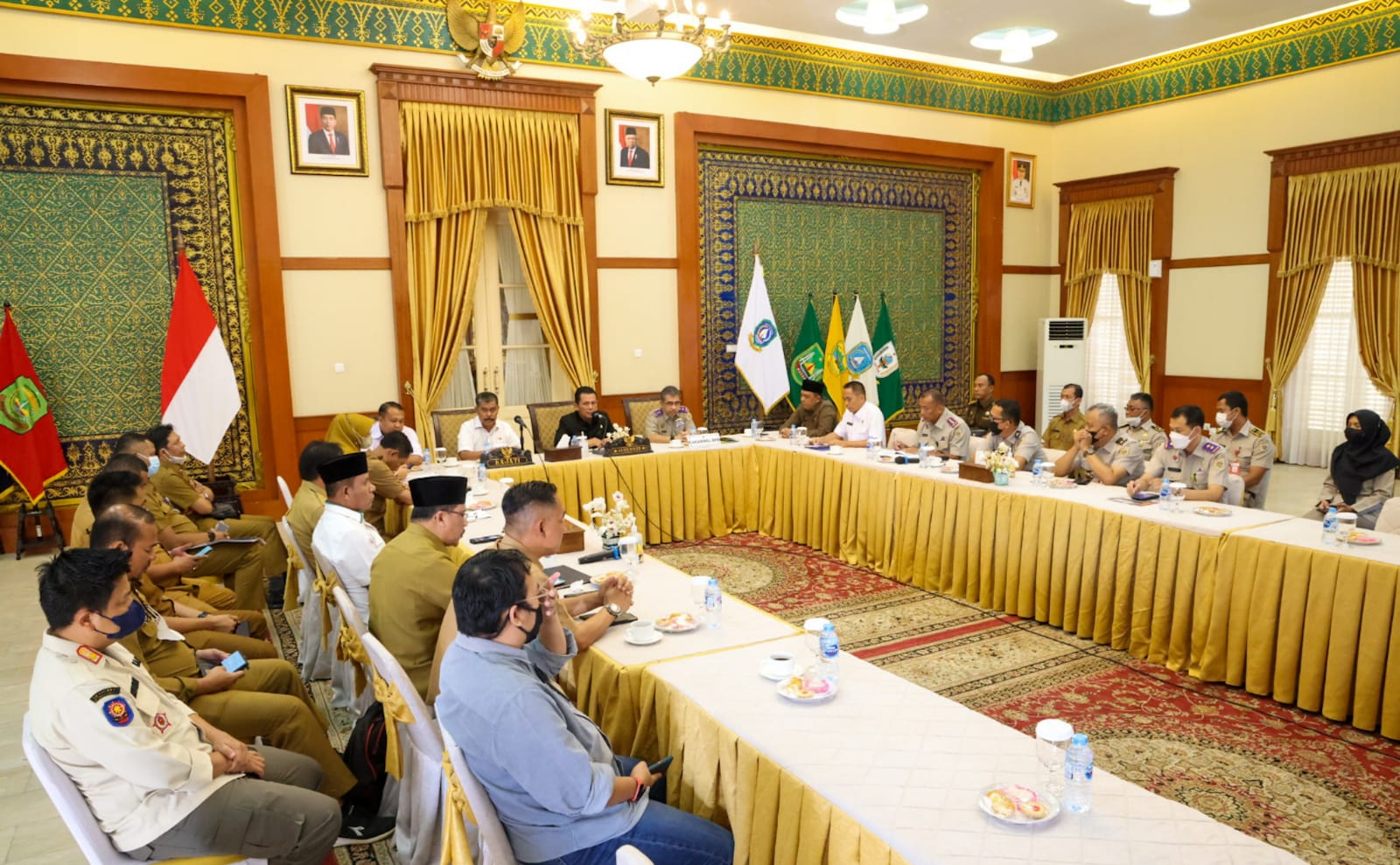 Gubernur Ansar Bersama BPN Kepri dan Kejati Kepri Bahas GTRA Summit 2023 dan Progres Jembatan Babin